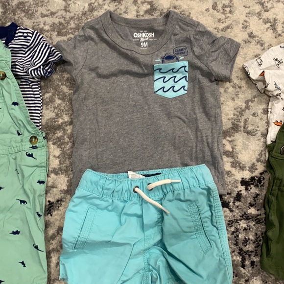 Set of 3. 9M outfits! 1 Carter’s, 1 Oshkosh B’gosh, 1 Just One You by Carter’s. - Picture 8 of 9